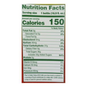 Alo Original Crisp Aloe Vera Juice Drink - Fuji Apple and Pear - Case of 12 - 16.9 fl oz.