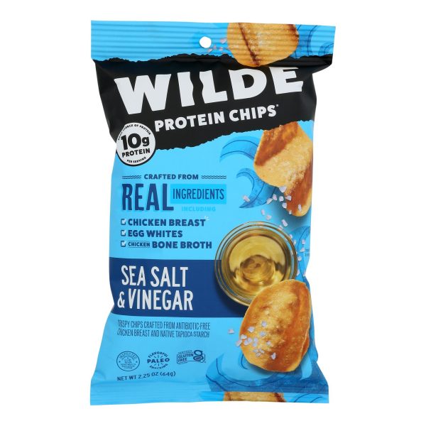 Wilde Thin And Crispy Chicken Chips - Case of 12 - 2.25 OZ - Image 3