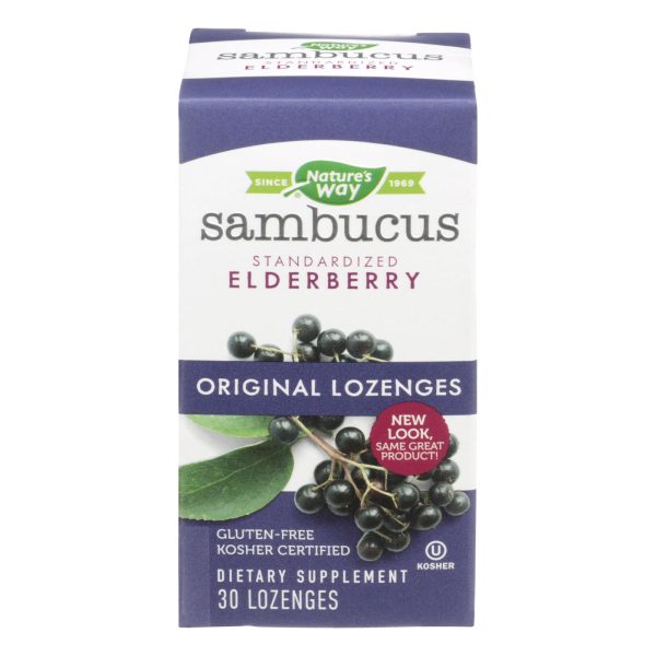 Nature's Way - Sambucus Original Lozenges - 30 Lozenges - Image 2