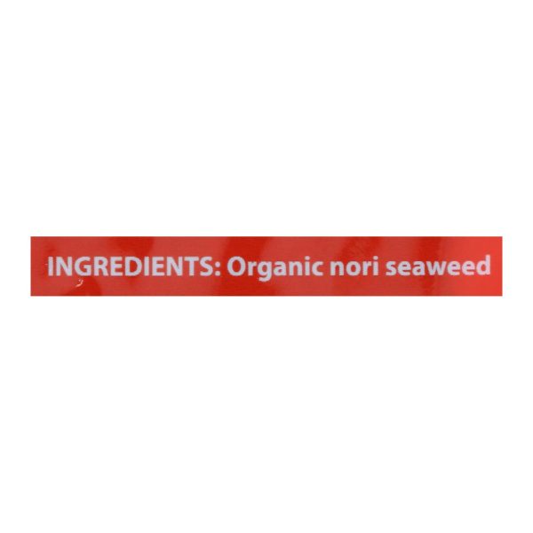 Emerald Cove Organic Pacific Sushi Nori - Toasted - Silver Grade - 10 Sheets - Case of 6 - Image 3