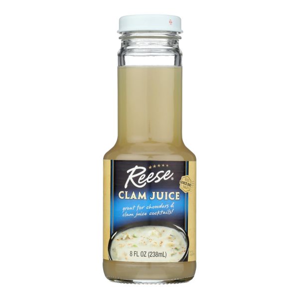 Reese Clam Juice Bottle - Case of 6 - 8 Fl oz. - Image 3