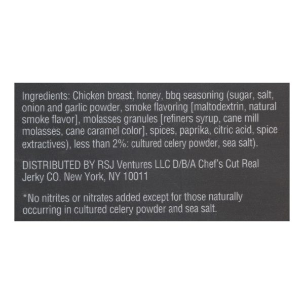 Chef's Cut Jerky - Real Chicken Jerky Honey Barbecue - Case of 8 - 2.5 oz. - Image 3