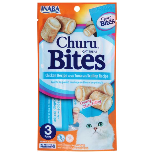 Inaba - Cat Treat Chicken Tuna Sclp - Case of 8-1.05 OZ - Image 2