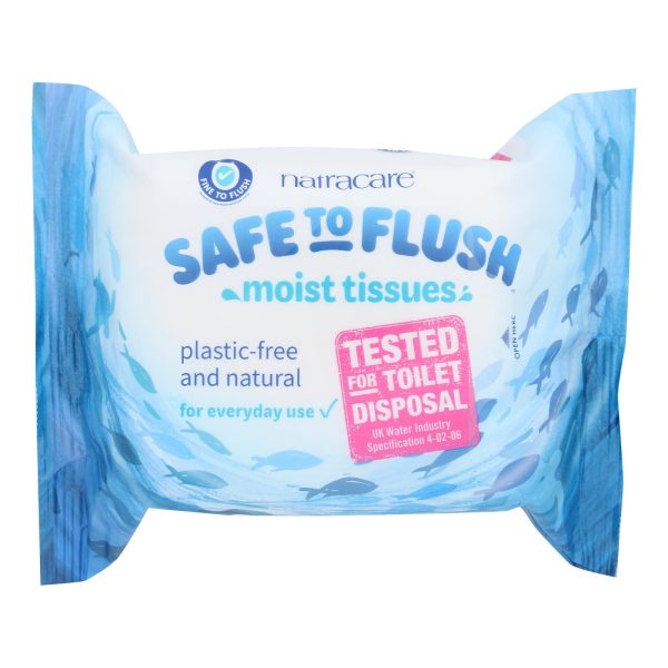Natracare - Moist Tissue Safe 2 Flush - 1 Each-30 CT