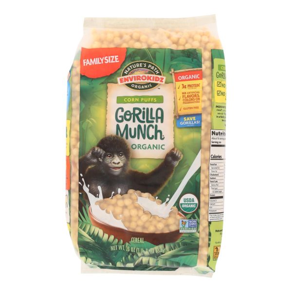 Envirokidz - Corn Puff - Gorilla Munch - Case of 6 - 23 oz. - Image 2