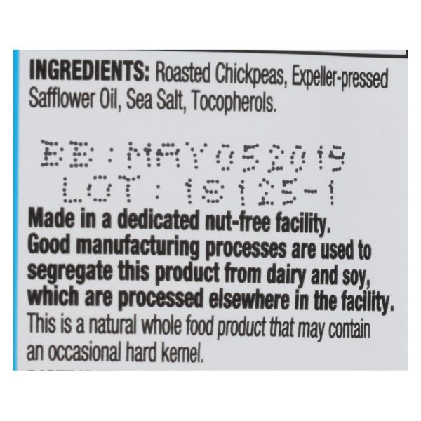 The Good Bean Crispy Crunchy Chickpea Snacks - Sea Salt - Case of 6 - 6 oz. - Image 3