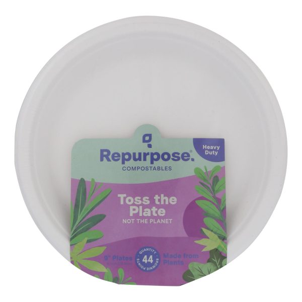 Repurpose - Plate Bagasse Compst 9in - Case of 6-44 CT