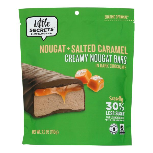Little Secrets - Nougat Bar Salted Caramel - Case of 6-3.9 OZ - Image 3
