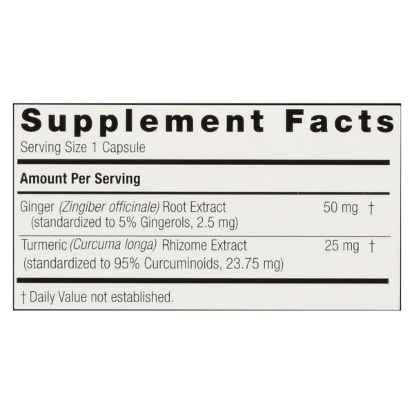Nature's Answer - ExtractaCaps Turmeric and Ginger - 90 Veggie Caps - Image 2