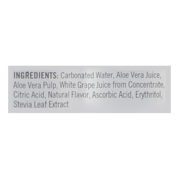 Aloe - Drink Sparkling White Grape - Case of 12 - 11.2 Fluid Ounces - Image 2