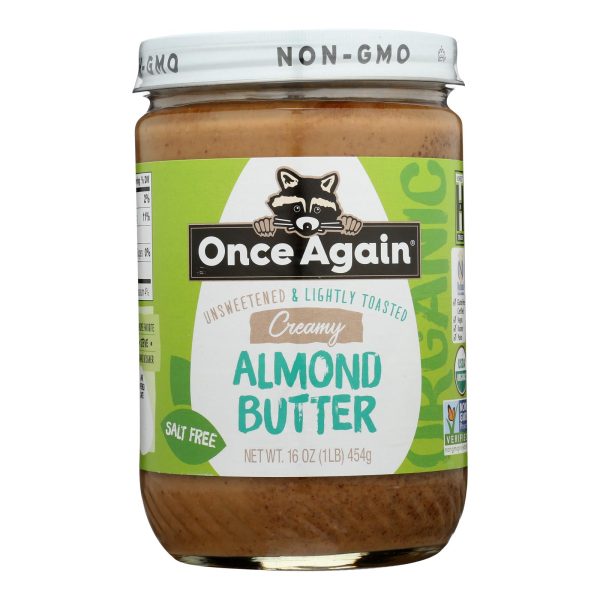Once Again - Almnd Butter Lt Toasted Sm - Case of 6-16 OZ - Image 3