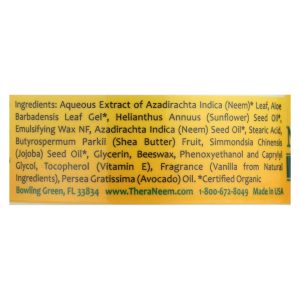 Theraneem Naturals Original Vanilla Neem Cream  - 1 Each - 2 FZ