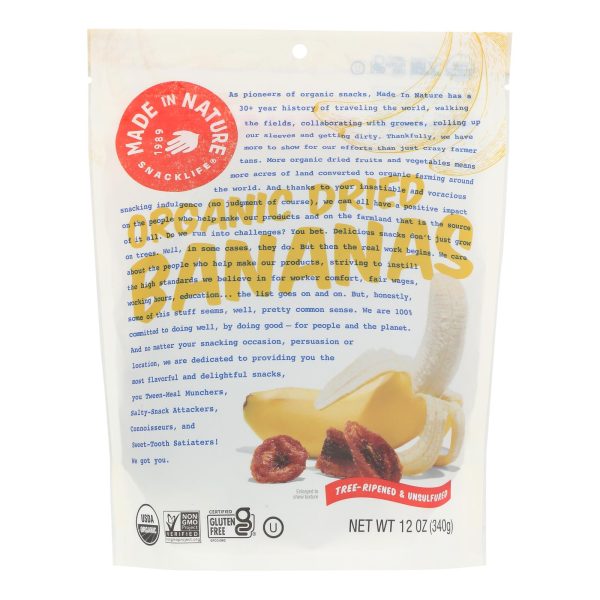 Made In Nature - Banana Dried - Case of 6-12 OZ - Image 2