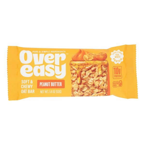 Over Easy - Breakfast Bar Peanut Butter - Case of 12-1.8 OZ