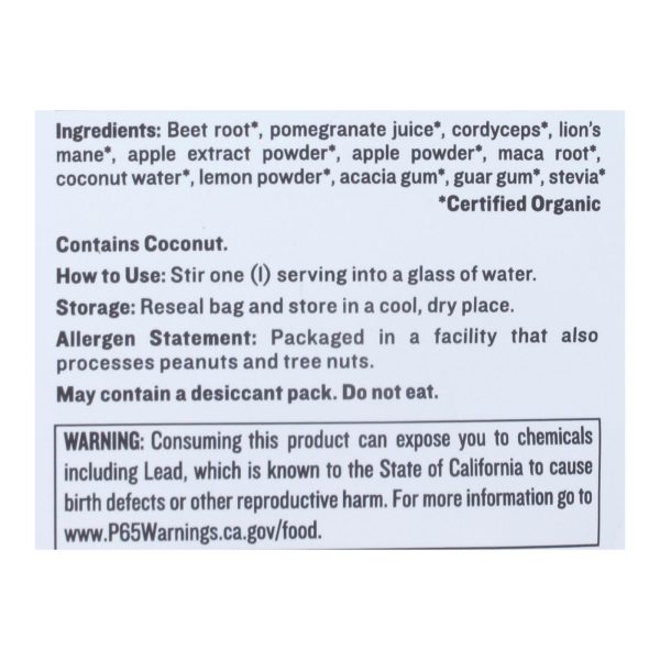 Sunfood - Beet Powder Mushroom - 1 Each-5.31 OZ - Image 2