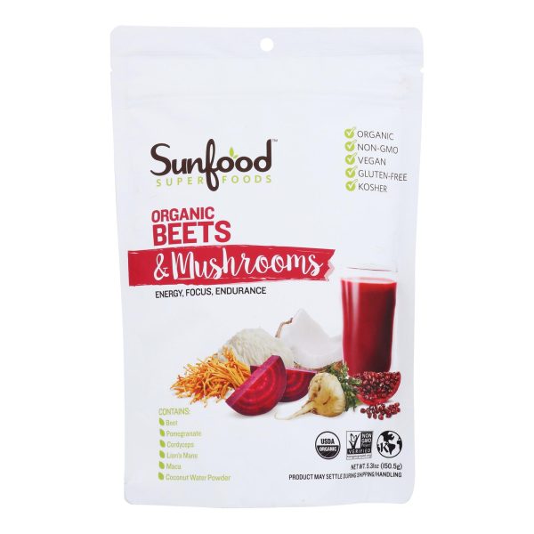 Sunfood - Beet Powder Mushroom - 1 Each-5.31 OZ - Image 3