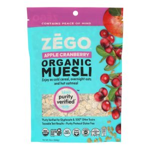 Zego - Muesli Apple Cranberry - Case of 5-13 OZ