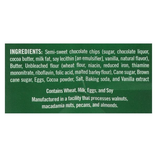 Tate's Bake Shop Double Chocolate Chip Cookies - Case of 12 - 7 oz. - Image 2