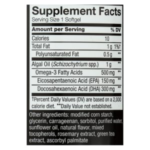 Nature's Way - NutraVege Omega-3 Plant Softgels - 30 Softgels