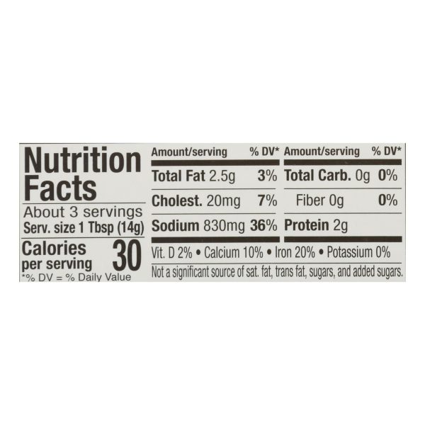 Reese Paste - Anchovy - Case of 10 - 1.6 oz - Image 2