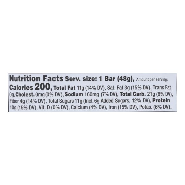Quantum Energy Squares - Bar Caffe Mocha Almd Chip - CS of 8-1.69 OZ - Image 2