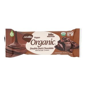 NuGo Nutrition Bar - Organic Double Dark Chocolate - 1.76 oz - Case of 12