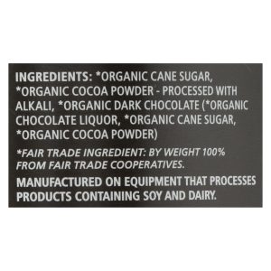 Equal Exchange Hot Chocolate - Organic - Dark - Case of 6 - 12 oz