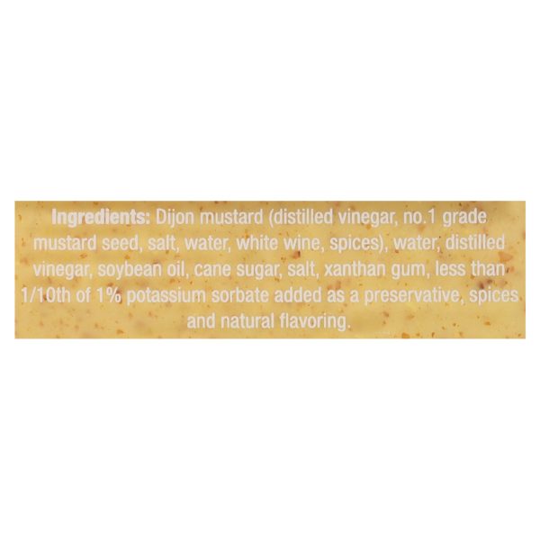 Unique Pretzels - Pretzel Dip Shrp Grmn Mst - Case of 12 - 9 OZ - Image 2