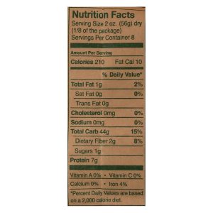 Montebello Organic Pasta - Fusilli - Case of 12 - 1 lb.