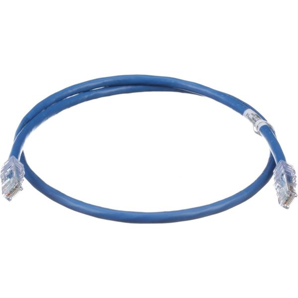 PanNet Patch Cord, 24 AWG, Cat. 6A, RJ45, 7 ft., Yellow - Image 4