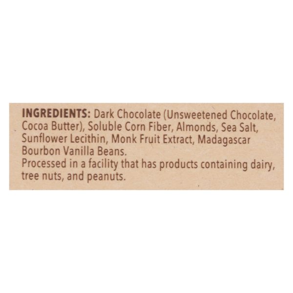 Choczero - Keto Bark Dark Chocolate Almonds - Case of 12-6 OZ - Image 3