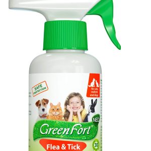 Natural Flea and Tick Home Spray for Dogs Cats & Ferret   Mosquito Bug Repellent & Carpet Flea Killer   Pet Pest Control & House Flea Treatment Indoor   Organic Prevention for Safe