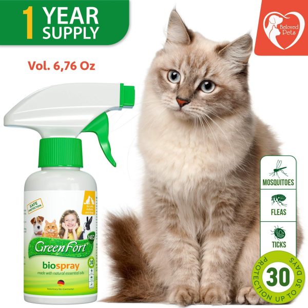 Natural Flea and Tick Home Spray for Dogs Cats & Ferret   Mosquito Bug Repellent & Carpet Flea Killer   Pet Pest Control & House Flea Treatment Indoor   Organic Prevention for Safe - Image 2