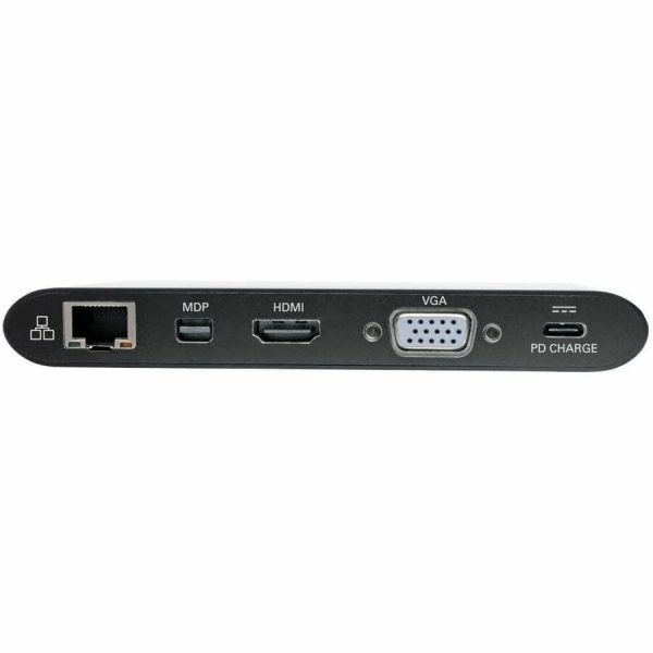 Eaton Tripp Lite Series USB-C Dock, Dual Display - 4K HDMI / mDP, VGA, USB 3.x (5Gbps), USB-A/C Hub, GbE, Memory Card, 100W PD Charging - Image 4