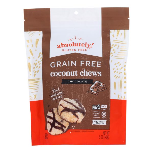 Absolutely Gluten Free Chews - Coconut - Cocoa Nibs - Gluten Free - Case of 12 - 5 oz - Image 2