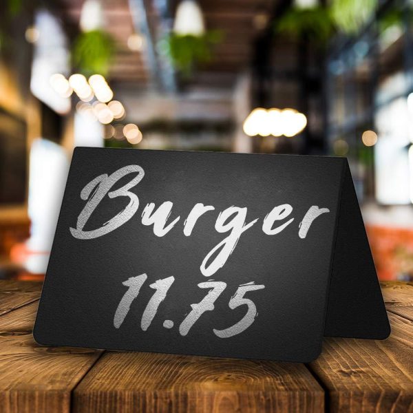 20 Pack Mini Chalkboard Tent Signs for Food   Buffet  Party Table Tent  Wedding   Chalkboard Food Labels   Chalk Name Tag   Food Labels Tags for Party Buffet Table   Tabletop Chalkboard Signs - Image 3