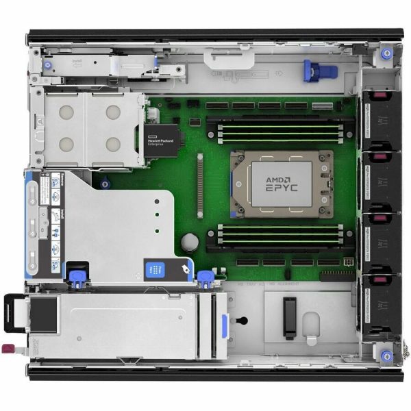 HPE ProLiant DL145 Gen11 2U Rack Server - 1 EPYC 8124P 2.45 GHz - 64 GB RAM - 12Gb/s SAS Controller - Image 3
