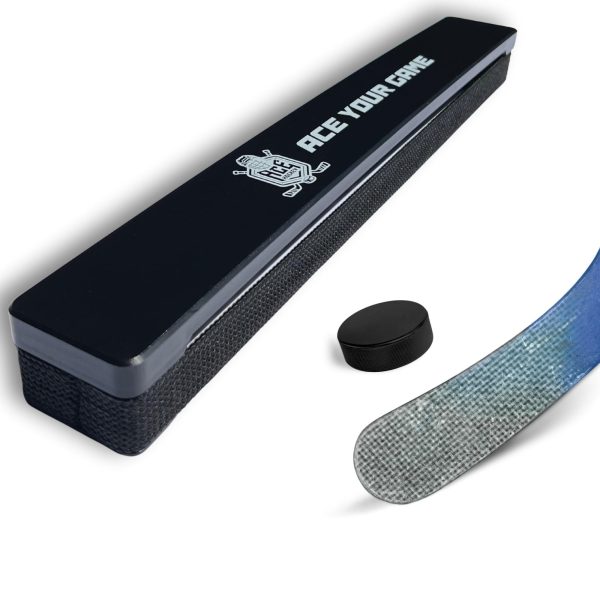 Shooting Pad 30  x 60  with Puck Passer   Synthetic Ice Mat Hockey Puck Rebounder Included   12.5 sqft Shoot Pad with Double Sided Passer for One Timers   Practice Hockey Shooting Passing - Image 6