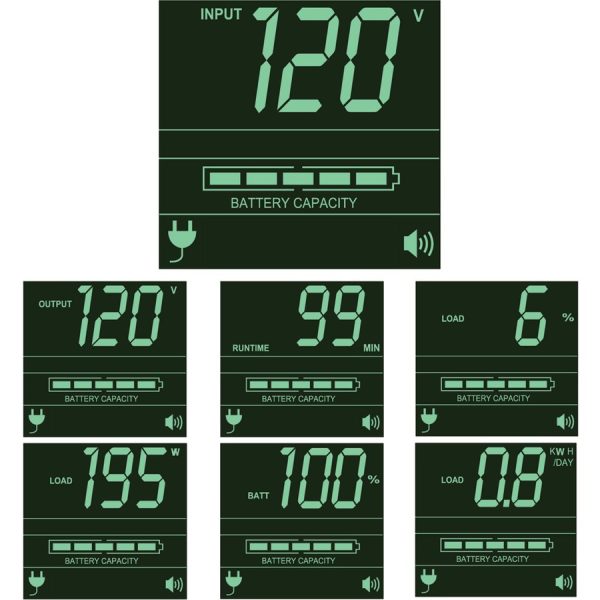 Eaton Tripp Lite Series SmartPro 120V 1000VA 800W Line-Interactive Sine Wave UPS, 2U, WEBCARDLX, LCD, USB, DB9, 6 Outlets - Image 3