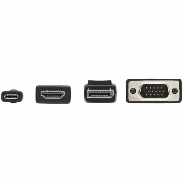 Eaton Tripp Lite Series 4-Port Presentation Adapter, 4K 60 Hz (4:4:4) HDMI, DP, USB-C and 1080p VGA to HDMI, Built-In Cables, TAA - Image 7