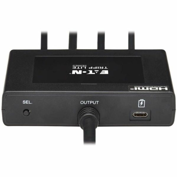 Eaton Tripp Lite Series 4-Port Presentation Adapter, 4K 60 Hz (4:4:4) HDMI, DP, USB-C and 1080p VGA to HDMI, Built-In Cables, TAA - Image 8