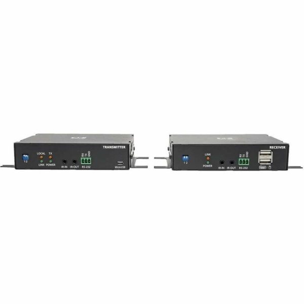 Eaton Tripp Lite Series DisplayPort over Fiber Extender Kit, Transmitter/Receiver, 4K, 4:4:4, Singlemode LC, Up to 6.2 mi., TAA - Image 3