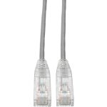 Eaton Tripp Lite Series Cat6 Gigabit Snagless Slim UTP Ethernet Cable (RJ45 M/M), PoE, Gray, 6-in. (15.24 cm)