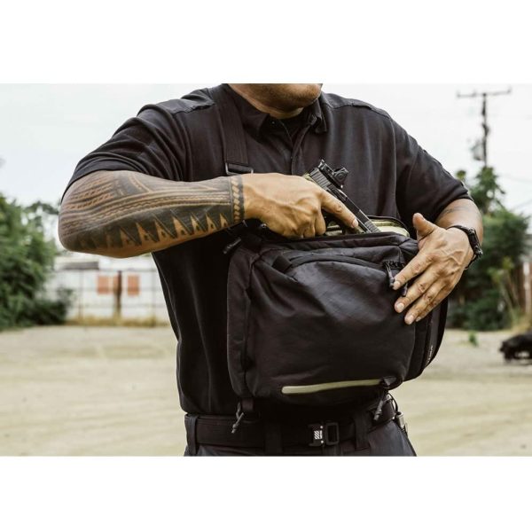 VIKTOS Upscale XL Midsize Concealed Carry Slingbag   Rugged Durable Weather Resistant Shooting Range Gear for Tactical & Personal Defense Nightfjall - Image 4