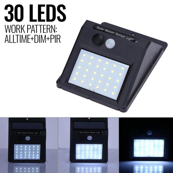 Motion Sensor Light Outdoor Solar Powered Security Lights 10 LED Wireless Flood - Image 6