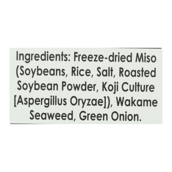 Edward and Sons Seaweed Miso - Cup - Case of 12 - 2.5 oz. - Image 2
