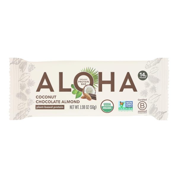 Aloha - Plt Protein Bar Coconut Chocolate - Case of 12-1.98 OZ - Image 2