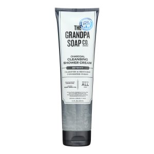 Grandpa Soap - Shower Cream Charcoal - 1 Each - 9.5 OZ