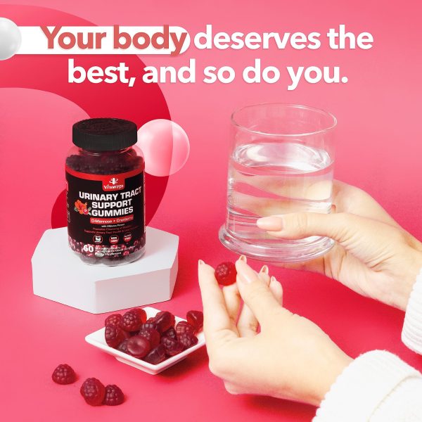 Potent Cranberry Gummies 1500mg with D Mannose   Urinary Tract Health for Women & Men Urinary Flush & Bladder Fast Acting Support Supplements with Hibiscus Powder 60 Count - Image 8
