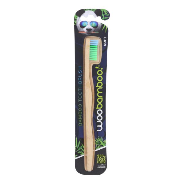 Woobamboo! Adult Soft Toothbrushes  - Case of 6 - CT - Image 2